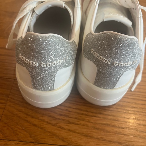 Golden Goose Purestar White Sneakers - Picture 2 of 5